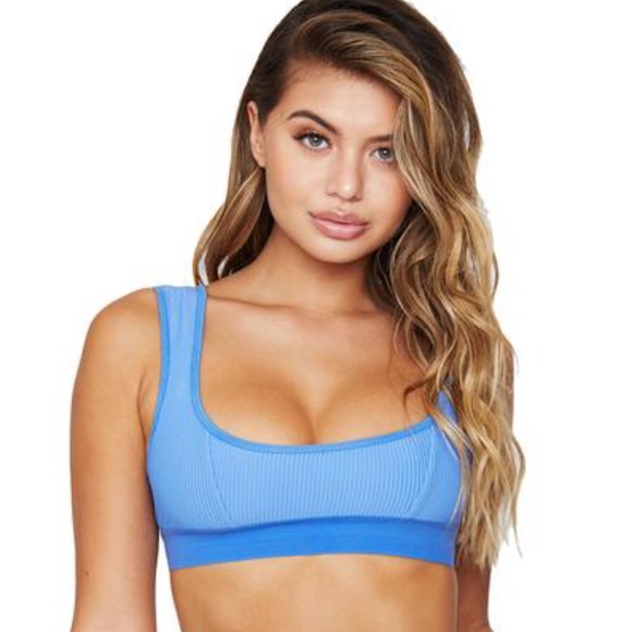 Frankie's Bikinis Drew Top (size L) NWT - Picture 1 of 3